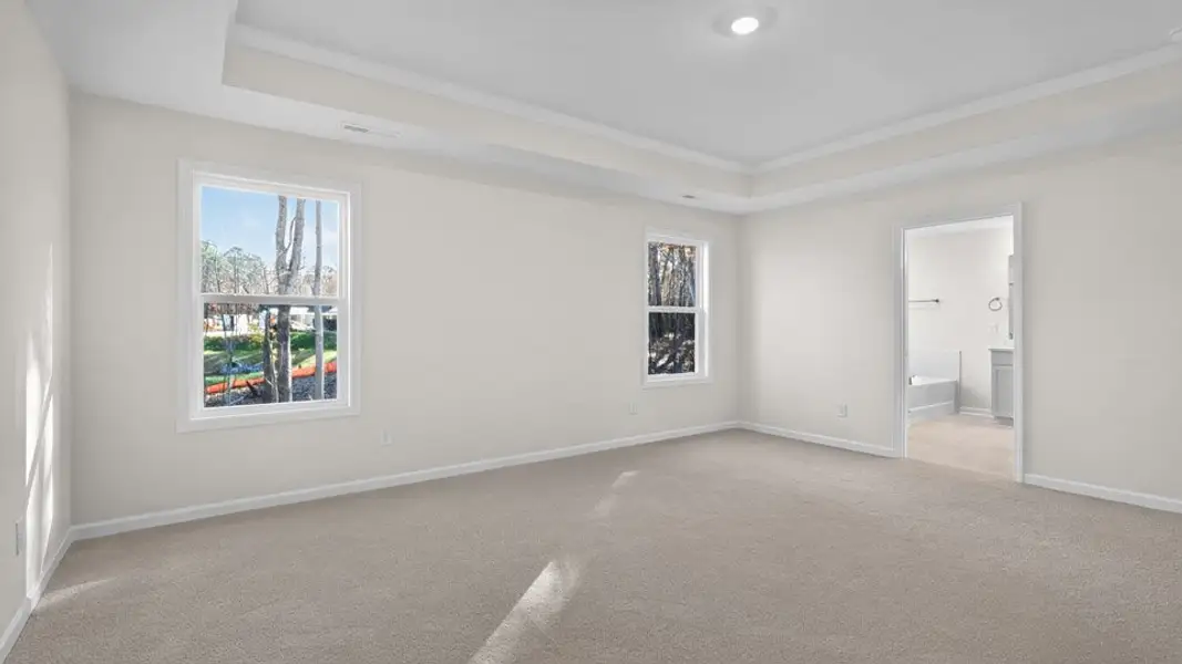 Spacious, unfurnished interior of a new home in The Estates Park, Apex (Image 16). Spacious, unfurnished interior of a new home in The Estates Park, Apex (Image 16).