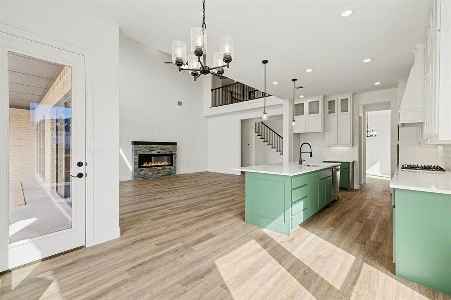 Furnished interior view inside a new home in , Prosper (Image 5).