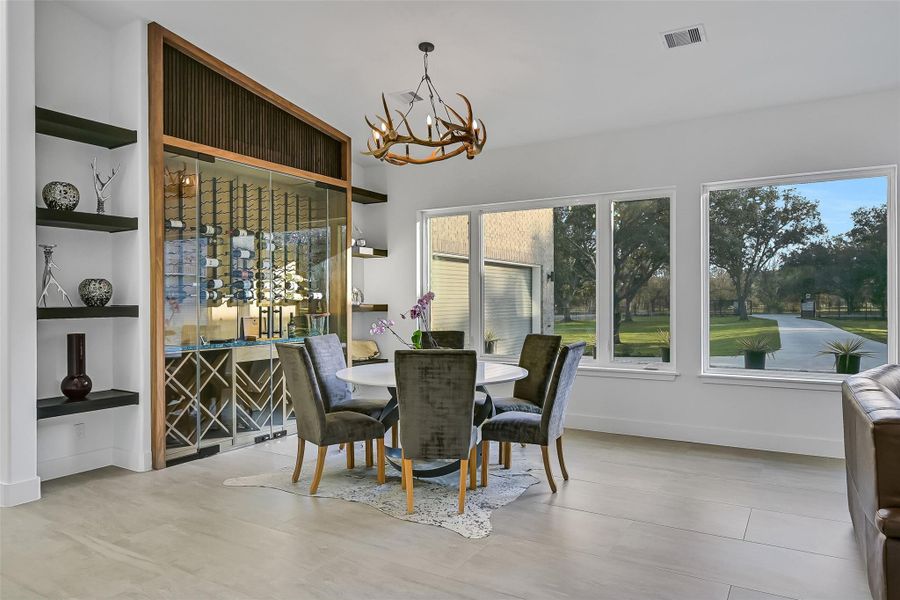 Furnished interior view inside a new home in , Manvel (Image 6).