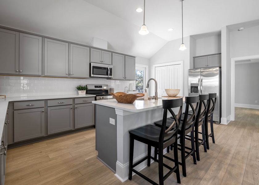 Furnished interior view inside a new home in Osprey Landing, Southport (Image 10).