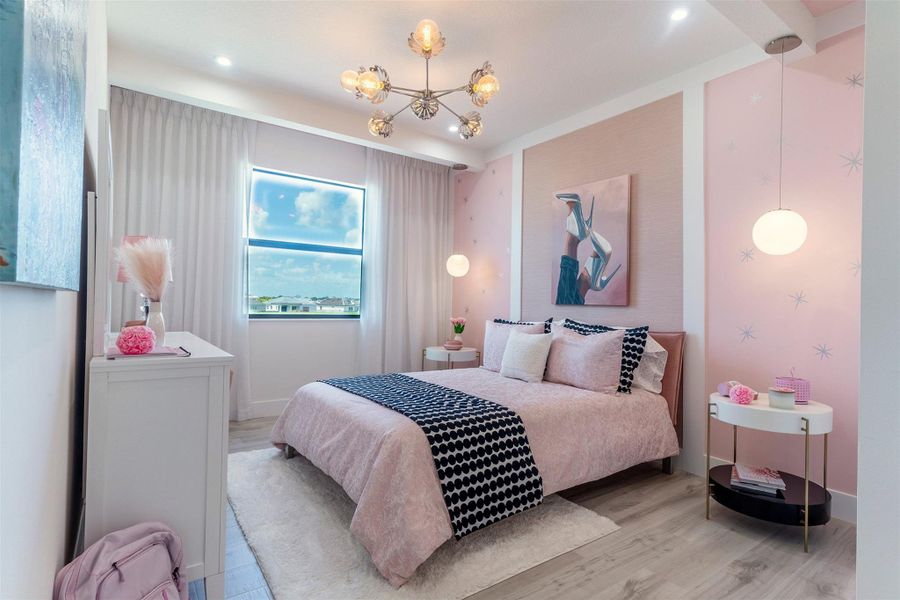 Furnished interior view inside a new home in , Palm Beach Gardens (Image 9).