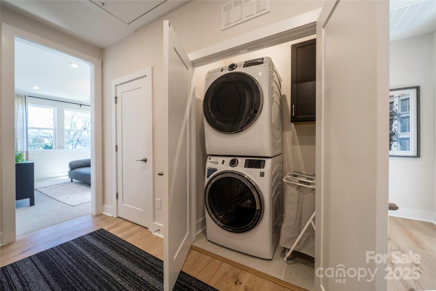 Laundry Storage With Washer/Dryer Included. Laundry Storage With Washer/Dryer Included.