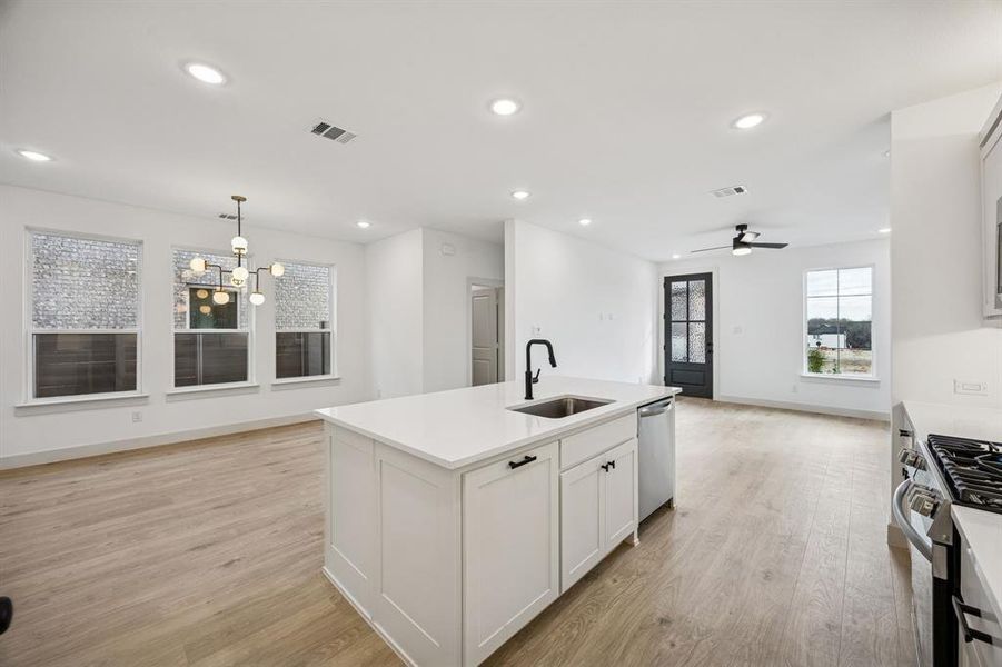 The chef in the family will never be left out of the party in this outstanding floor plan!