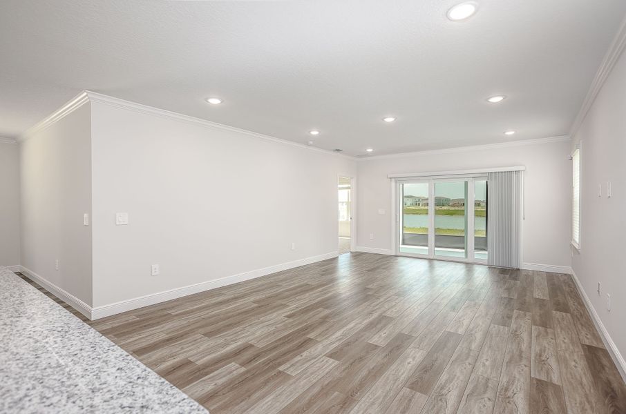 Representative unfurnished interior of a home built from the Carrington by Maronda Homes in Malabar Springs, Palm Bay (Image 16).