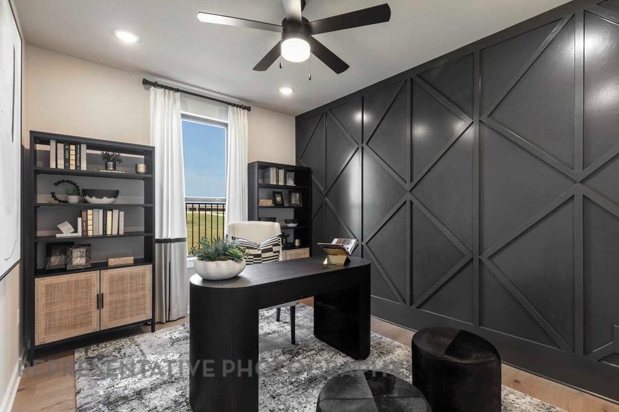 Furnished interior view inside a new home in Easton Park, Austin (Image 19).