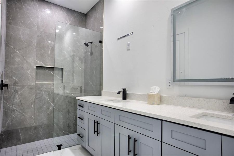 Furnished interior view inside a new home in , Port Charlotte (Image 15). Furnished interior view inside a new home in , Port Charlotte (Image 15).