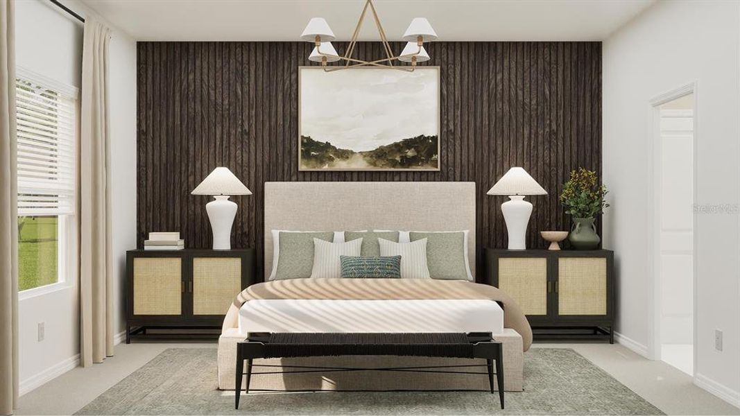 Furnished interior view inside a new home in , Englewood (Image 10).