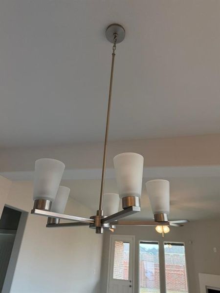 Detailed view of a chandelier Detailed view of a chandelier