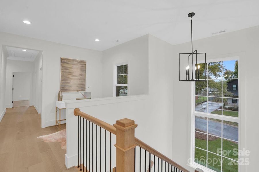 Furnished interior view inside a new home in , Charlotte (Image 30).