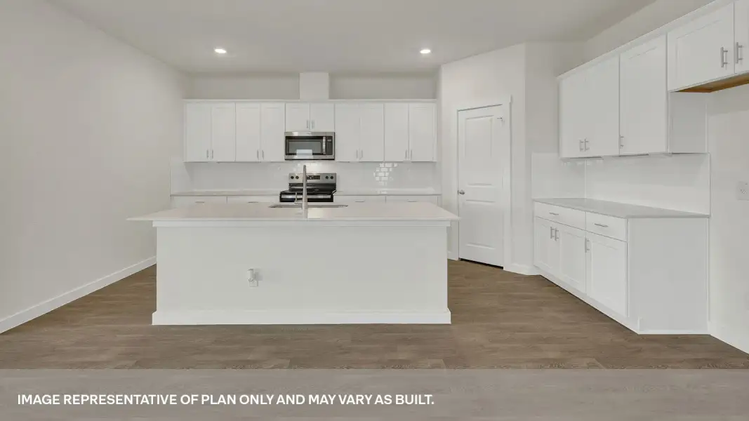 Furnished interior view inside a new home in Trails of Windcrest, Fredericksburg (Image 6).