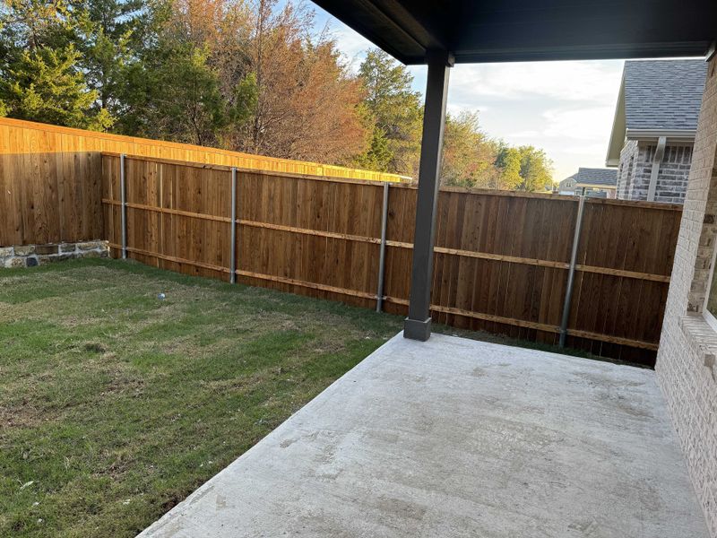 Covered Patio Construction Progress