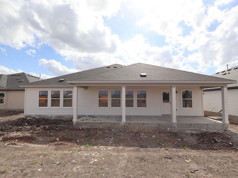 In-progress construction of a new home in Carillon, Manor, TX (Image 18).