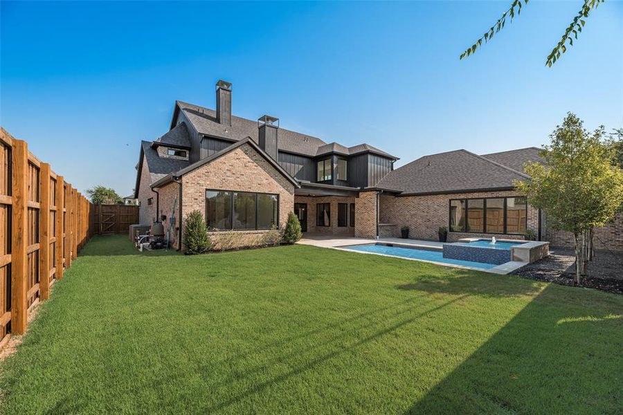 Front exterior of a new home in , Dallas, TX, highlighting curb appeal (Image 24). Front exterior of a new home in , Dallas, TX, highlighting curb appeal (Image 24).