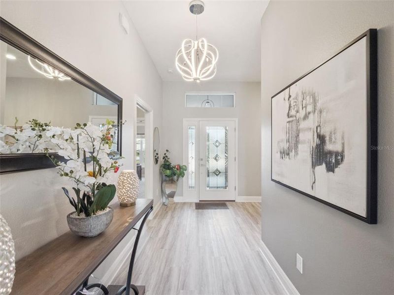 Furnished interior view inside a new home in , The Villages (Image 17).