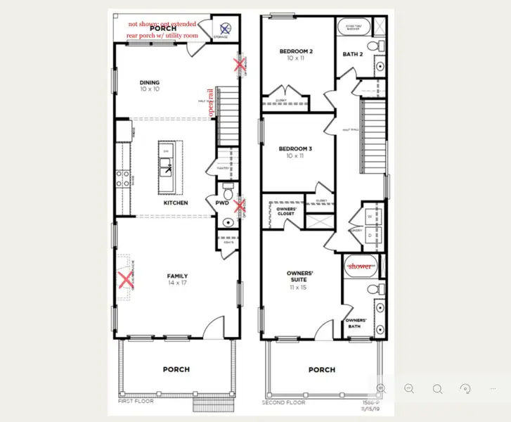 2D floor plan layout of this home in , Summerville, SC (Image 5).