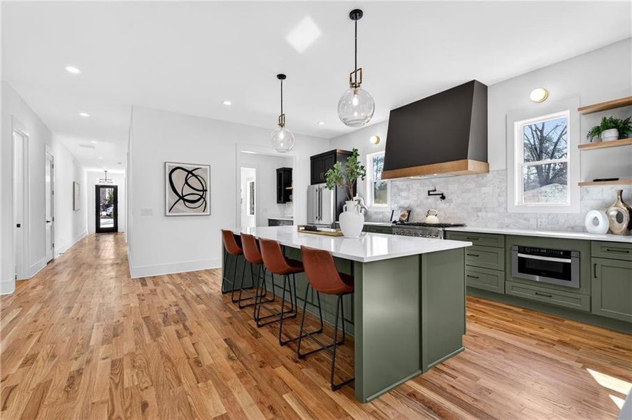 Furnished interior view inside a new home in , Atlanta (Image 9).