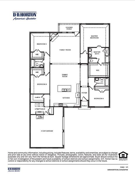 2D floor plan layout for the Angelina by D.R. Horton in Peachtree Meadows, Rockwall, TX (Image 3). 2D floor plan layout for the Angelina by D.R. Horton in Peachtree Meadows, Rockwall, TX (Image 3).