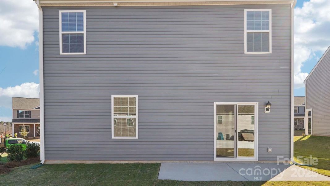 Exterior details and patio area of a home in Wallace Springs, Statesville (Image 3). Exterior details and patio area of a home in Wallace Springs, Statesville (Image 3).