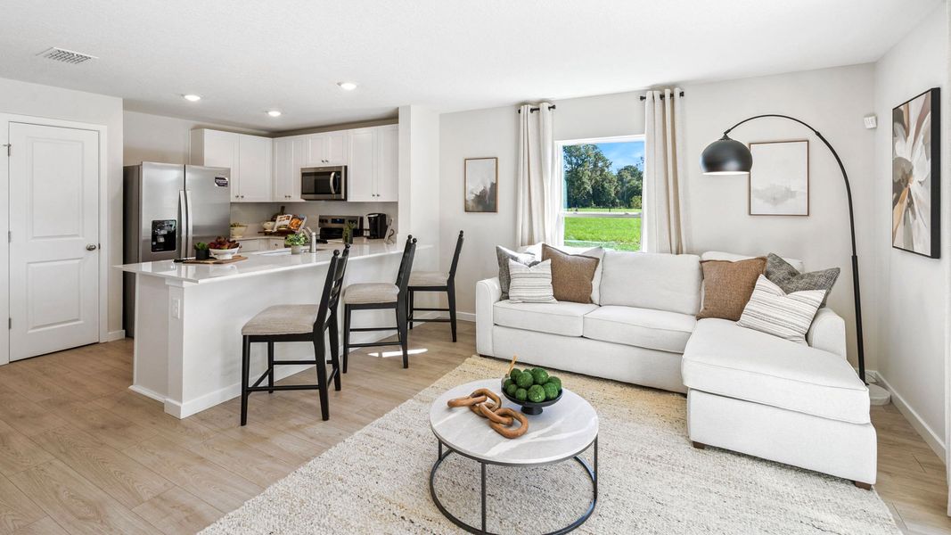 Furnished interior view inside a new home in Sandalwood, New Smyrna Beach (Image 6).