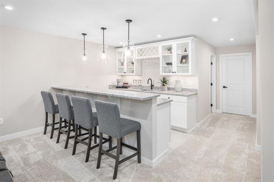 Representative furnished interior of a home built from the Normandy by Ryan Homes in Eagles Crest, Cornelia (Image 34).