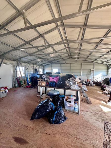 Inside of Barndominium
Has Foundation.