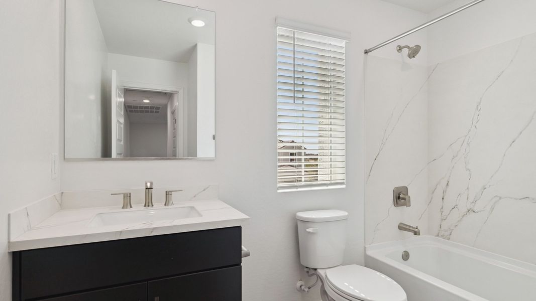 Furnished interior view inside a new home in The Buttes at Mystic, Peoria (Image 10).