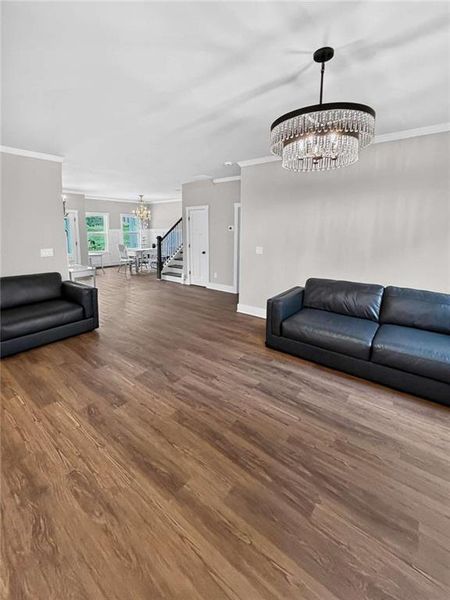 Furnished interior view inside a new home in , Gillsville (Image 26).