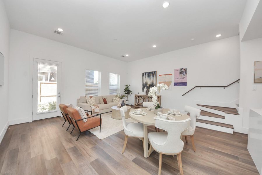 Furnished interior view inside a new home in Carver Landing, Houston (Image 19).