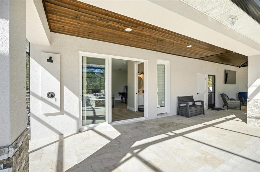Exterior details and patio area of a home in , Palm Coast (Image 34).