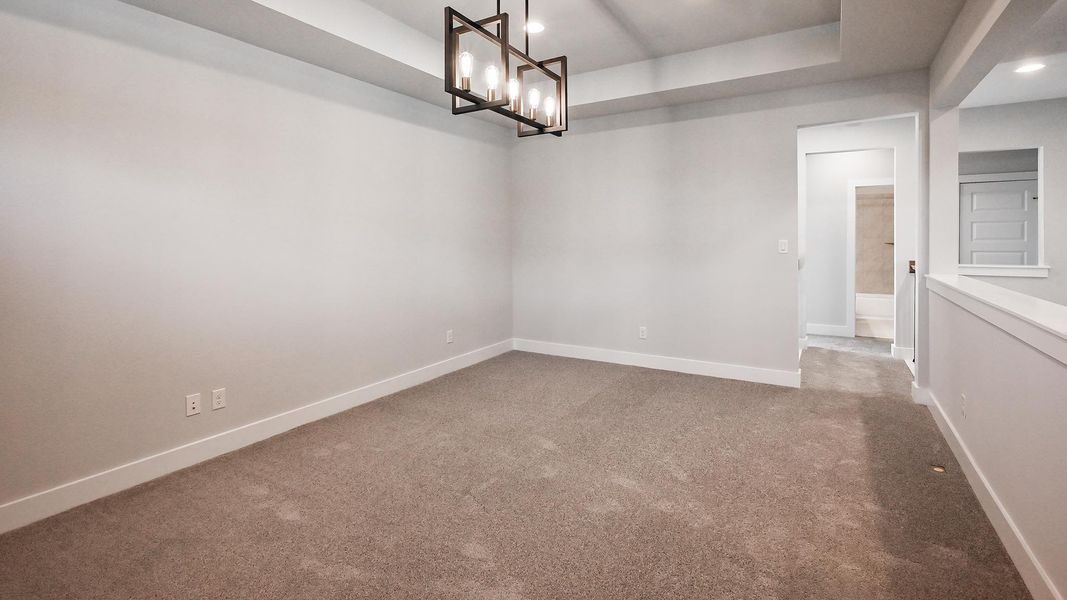 Spacious, unfurnished interior of a new home in 6 Creeks 50', Kyle (Image 19).