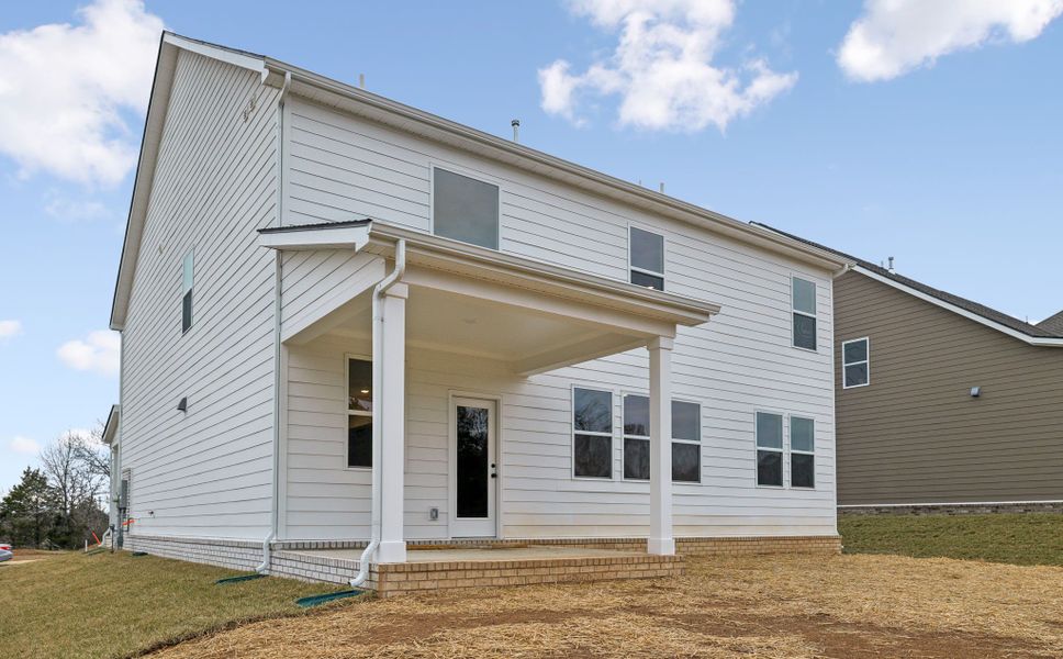Front exterior of a new home in Willow Landing, Mount Juliet, TN, highlighting curb appeal (Image 25).