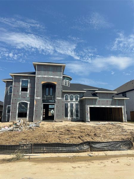 Front exterior of a new home in , Cypress, TX, highlighting curb appeal (Image 2). Front exterior of a new home in , Cypress, TX, highlighting curb appeal (Image 2).