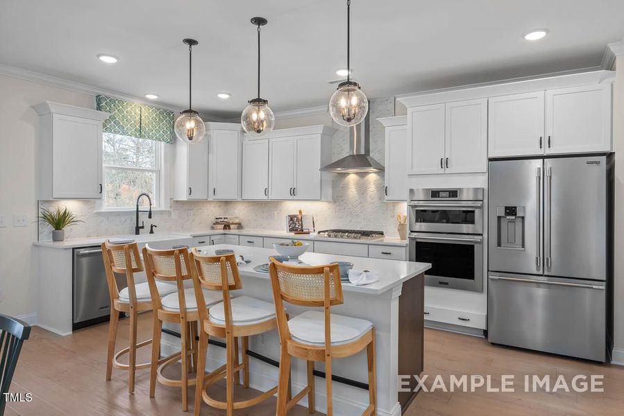 Furnished interior view inside a new home in Tobacco Road, Angier (Image 18).