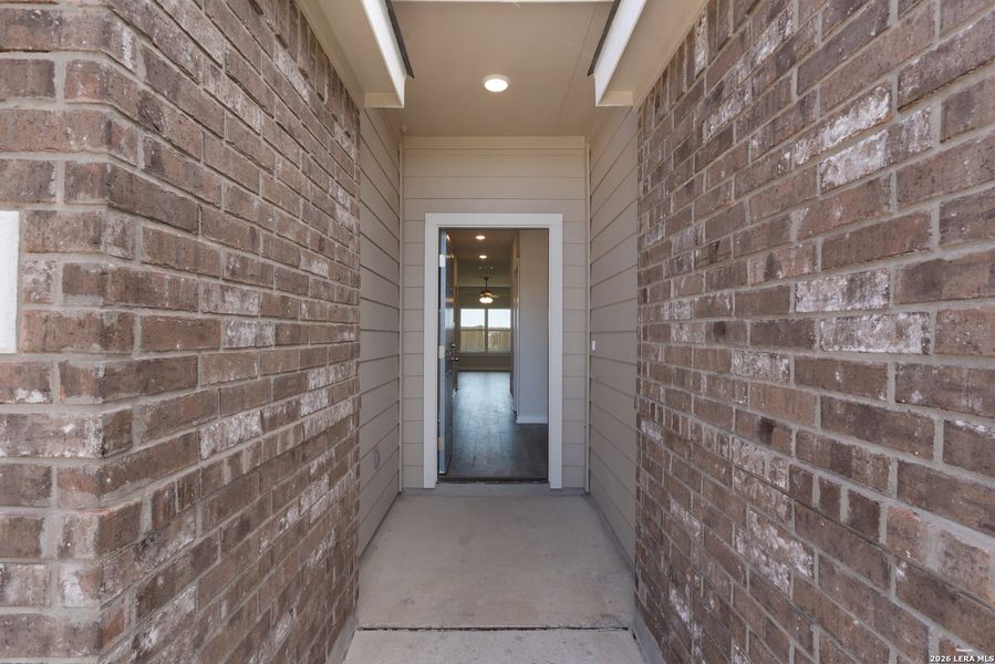Exterior details and patio area of a home in Prairie Green, Converse (Image 3). Exterior details and patio area of a home in Prairie Green, Converse (Image 3).