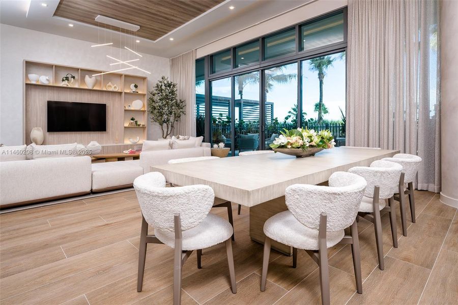 Furnished interior view inside a new home in Casamar, Pompano Beach (Image 14).