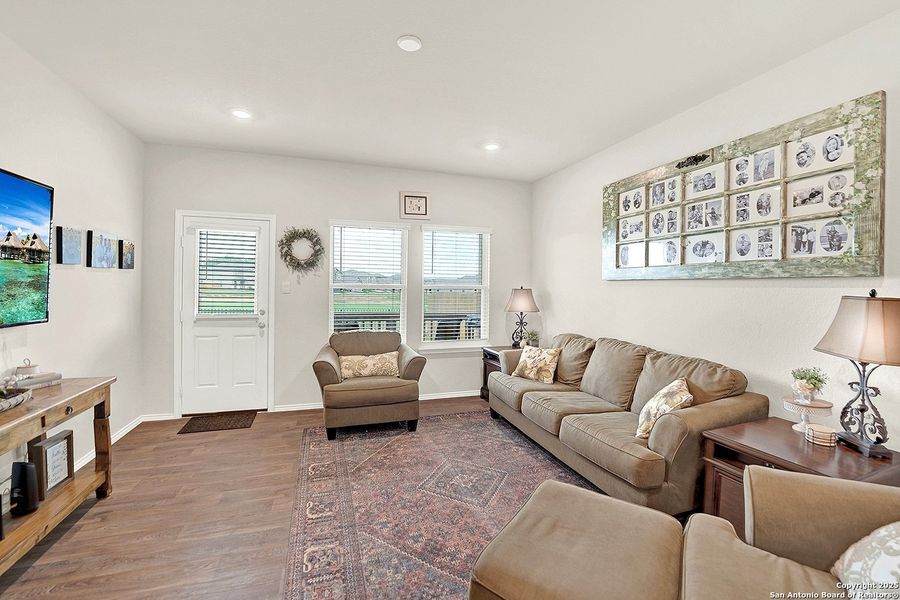 Furnished interior view inside a new home in The Links at River Bend, Floresville (Image 22).