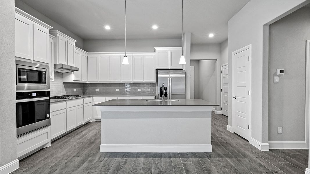 Furnished interior view inside a new home in Eagle Creek, Denton (Image 5).