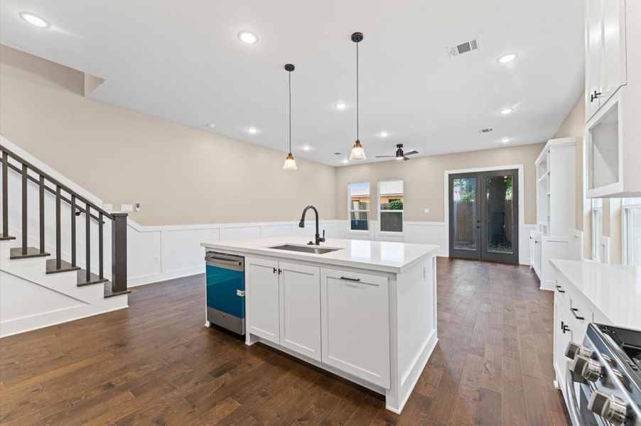 Furnished interior view inside a new home in , Houston (Image 10). Furnished interior view inside a new home in , Houston (Image 10).