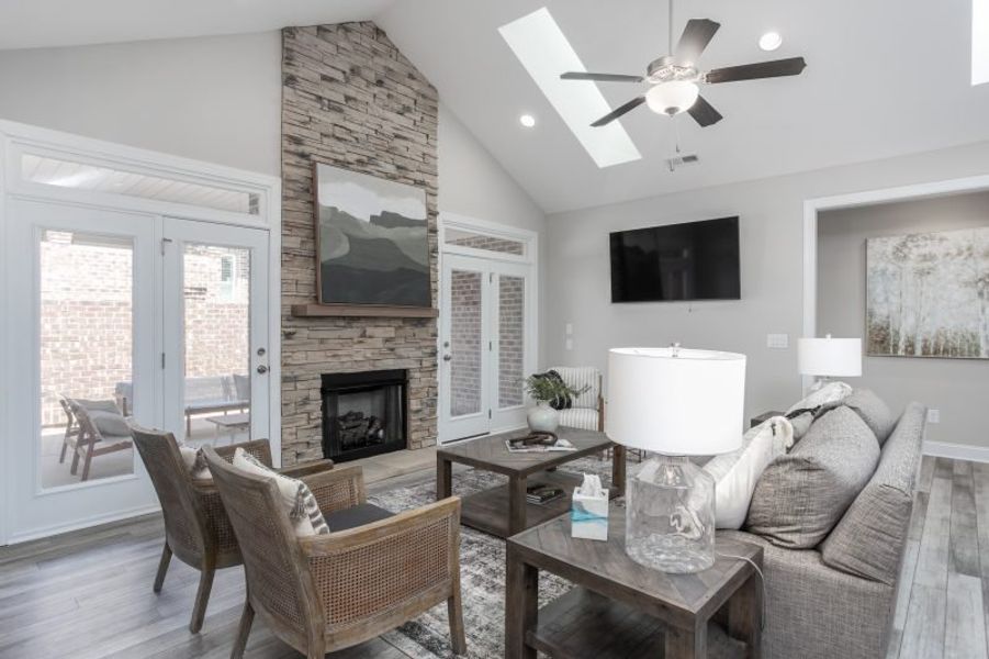 Representative furnished interior of a home built from the Manhattan by Keystone Homes NC in Weybridge, Burlington (Image 10). Representative furnished interior of a home built from the Manhattan by Keystone Homes NC in Weybridge, Burlington (Image 10).