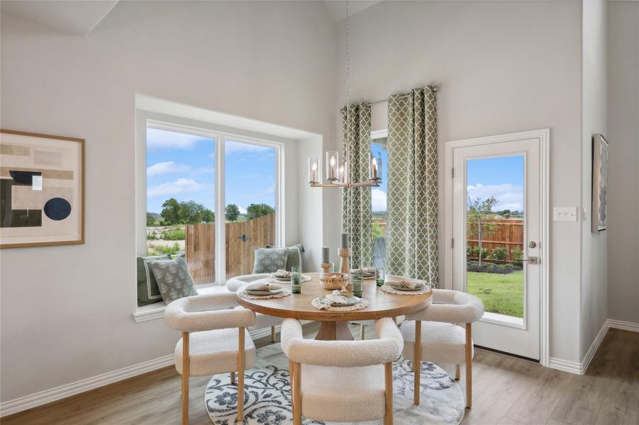 Model home photos of similar floorplans, not pictures of actual home.