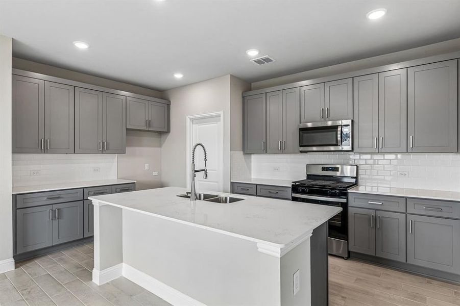 Furnished interior view inside a new home in Venetian, Weston (Image 5).