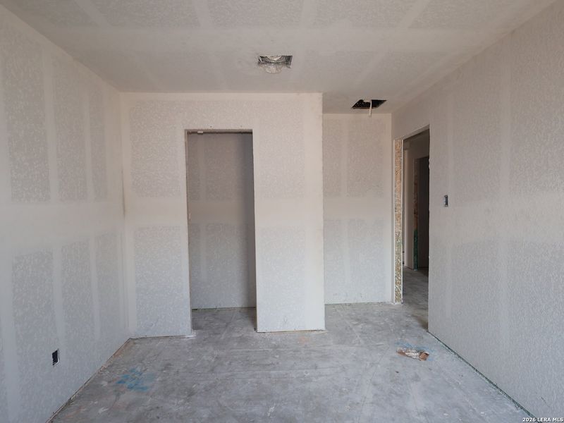 In-progress construction of a new home in Hickory Ridge, Elmendorf, TX (Image 31).