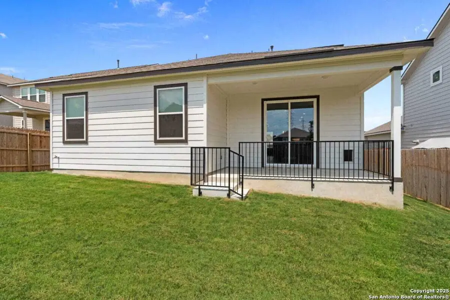 Exterior details and patio area of a home in Skybrooke, Live Oak (Image 2). Exterior details and patio area of a home in Skybrooke, Live Oak (Image 2).