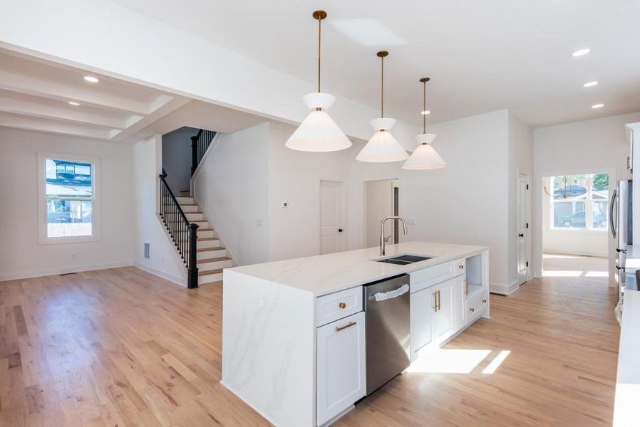 Furnished interior view inside a new home in , East Point (Image 5).