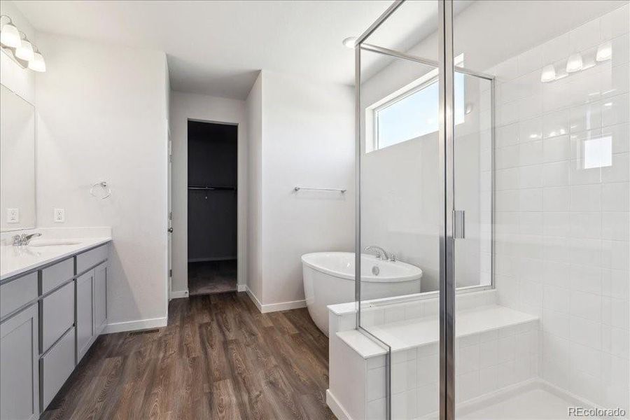 Furnished interior view inside a new home in Floret Collection at Parkdale Commons, Lafayette (Image 7).