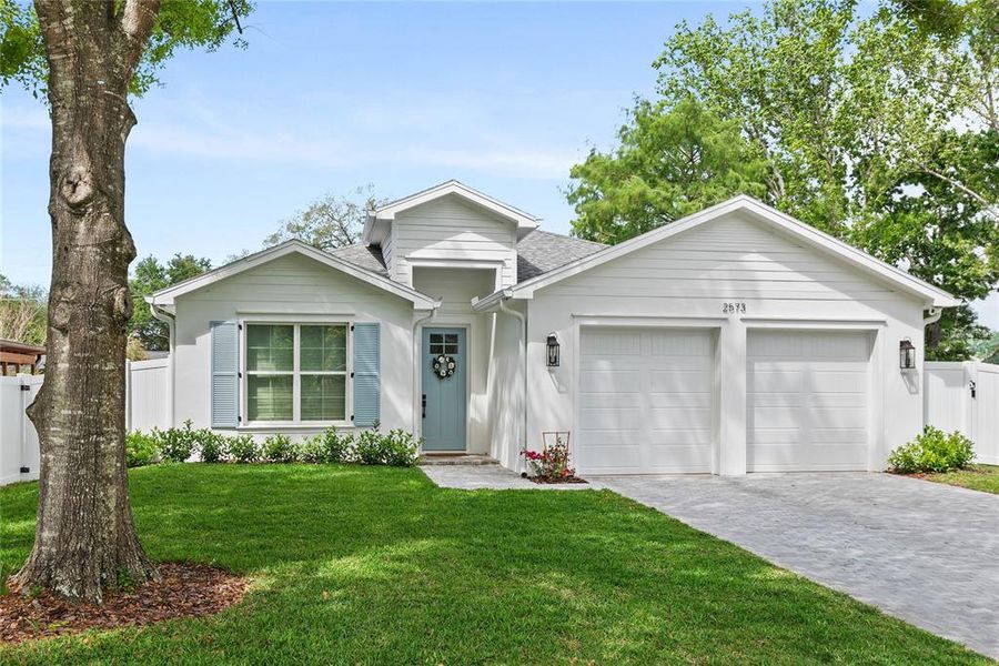 Front exterior of a new home in , Winter Park, FL, highlighting curb appeal (Image 1).
