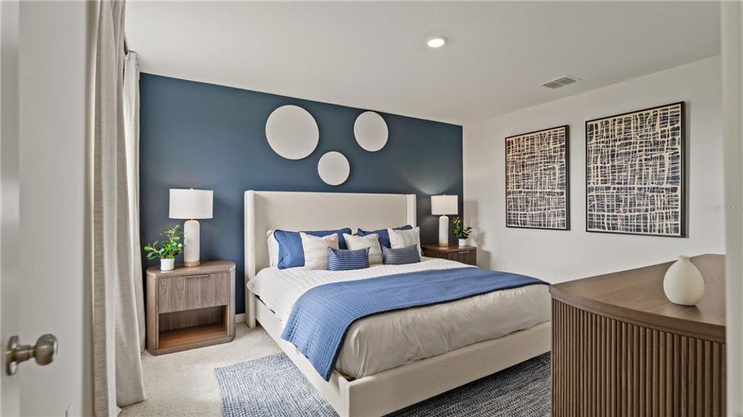 Furnished interior view inside a new home in Crosswinds, Haines City (Image 14).