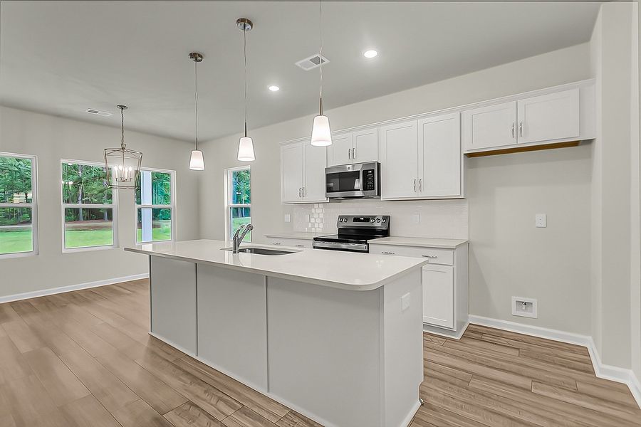 Furnished interior view inside a new home in Fairway Woods at Wyboo, Manning (Image 7).