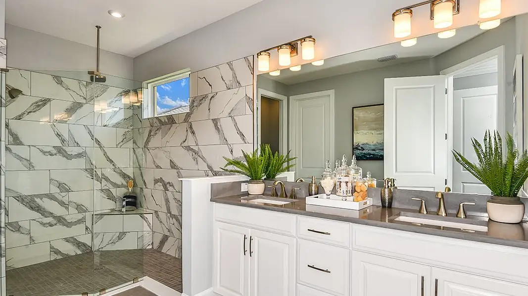 Furnished interior view inside a new home in Esplanade at Wiregrass Ranch, Wesley Chapel (Image 4).