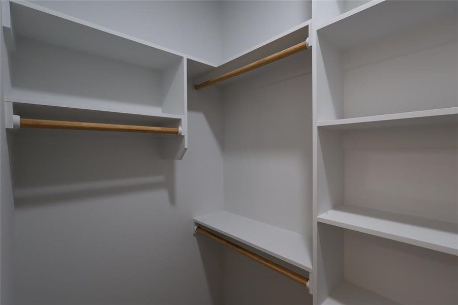View of spacious closet